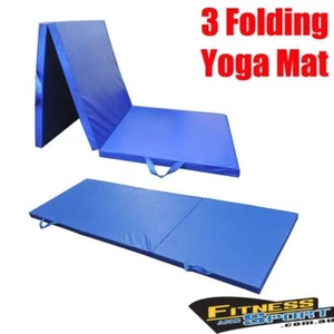 Folding Exercise Floor Mat Dance Yoga Gymnastics Training Home Judo Pilates Gym - Picture 1 of 11