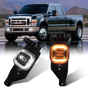 LED Fog Lights Turn Signal For Ford F-250 F-350 F-450 F-550 Super Duty 2005-2007 - Picture 1 of 16
