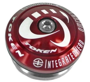 Jeu de direction integre headset rouge 58 grs -fabricant Token - Picture 1 of 1