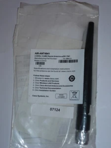 Cisco AIR-ANT4941 dipole NEW wireless antenna 2.2dBi 2.4GHz RP-TNC - Picture 1 of 4