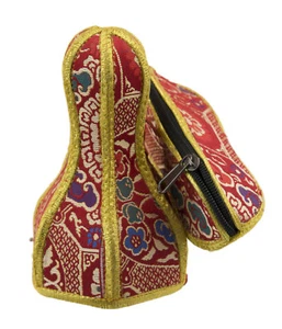 Housse étui pour cloche tibétaine & dorje tissu brocart Size L Top Qualité 26088 - Bild 1 von 3