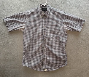 Burberrys Of London Shirt Adult Medium Multicolor Plaid Imported Fabric Preppy - Picture 1 of 11