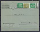 5431)) DR S 43 auf Firmenbrief überfrankiert .... nach Munderkingen 1933