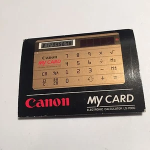 Canon LS-700G 1983 Calculator Vintage pocket size - Picture 1 of 6