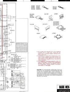 Schema Di Servizio Per Kenwood Basic M 2 A - Foto 1 di 1