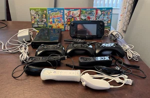 Nintendo Wii U WUP-101 Deluxe 32GB Console, Controllers + 5 Games Bundle TESTED! - Picture 1 of 5