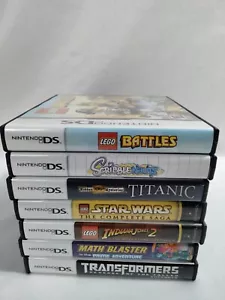 Nintendo DS Game **CASE AND MANUAL ONLY** Lot Star Wars Transformers Lego Battle - Picture 1 of 8