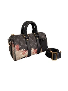 Louis Vuitton Ink Blue Multicolor Keepall 25 Monogram Bleach Limited Edition - Picture 1 of 16