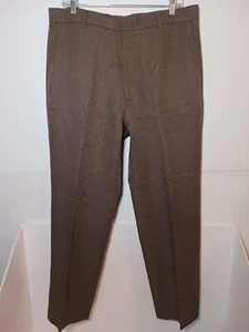 Vtg 90s Levis Action Slacks Mens Sz 36X29 Brown Straight Leg Trousers Dress Pant - Picture 1 of 13