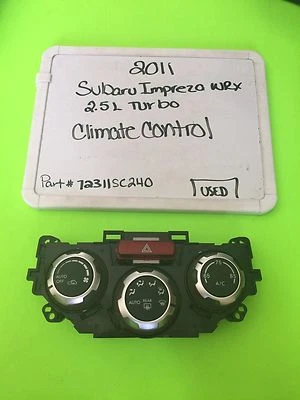 Subaru Impreza 2011 2,5 L turbo OEM pieza de control de clima #72311SC240 Foto 1 de 3