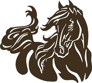 Horse Rodeo Animal Pet Equine Car Truck Window Laptop Vinyl Decal Sticker - Picture 1 of 2