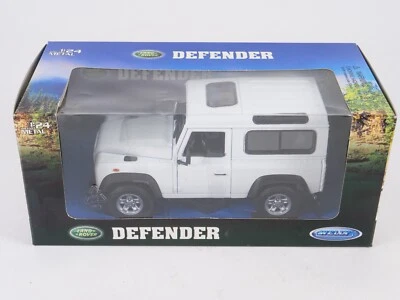 WELLY 1/24 Land Rover Defender Bianco 22498W - Immagine 1 di 4