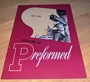 July 1945 Preformed Wire Rope Book - WICKWIRE SPENCER STEEL CO. Boston - Imagen 1 de 10