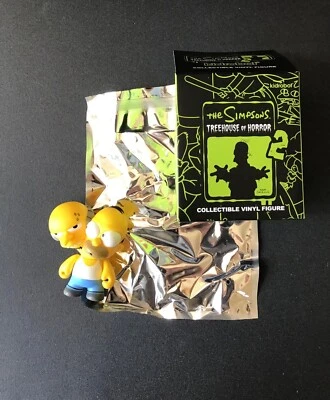 Homero y Mr. Burns KidRobot Los Simpson S2 Casa del Árbol de los Horrores de Dos Cabezas Foto 1 de 4