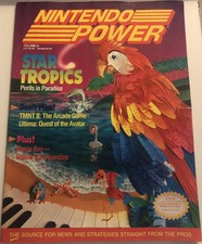 Nintendo Power Magazine Issue 21 Feb 1991 Star Tropics W/ Metal Storm Poster