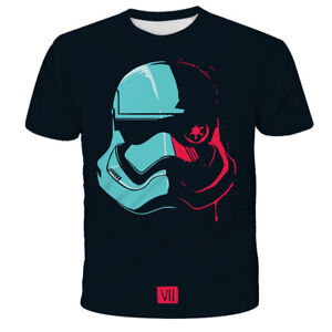 T-shirt Star Wars Clone Trooper Yoda film graphique double face taille L M S