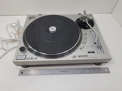 Gemini XL-500 II Professional DJ Direct Drive Manual Record Player Turntable VTG - Image 1 of 4