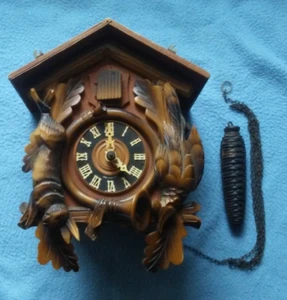 Black Forest Hunters Cuckoo Clock For Parts or Repair *Incomplete* - Picture 1 of 15