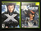 X-Men: The Official Game & X-Men Legends Microsoft Xbox Lot of 2