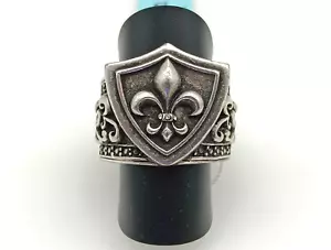 Stigma Fleur De Lis Ring - Mens Size 9 - New - Picture 1 of 8