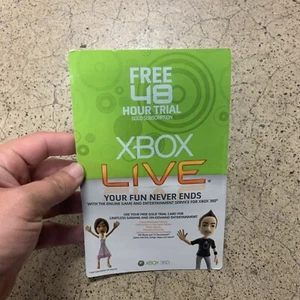 Microsoft Xbox Live Free 48 Hour Trial Gold Subscription - XBOX 360 - Picture 1 of 2