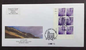 GB 2005 6x42p Scotland Country Definitive bloque de cilindros primer día cubierta Windsor - Imagen 1 de 2