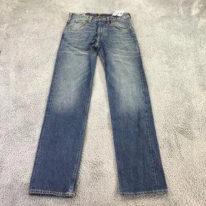 Lee 101Z Alife Jeans Mens 28X32  Selvedge Straight Leg White Cone Oak Denim - Picture 1 of 19