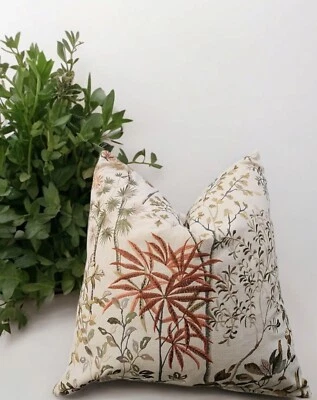 Decorative Set Of Two Embroidered Cushion Covers 50x50cm - Image 1 of 4