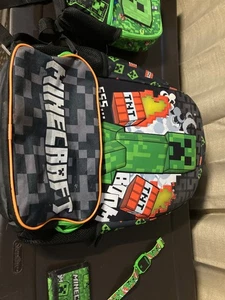 Minecraft Light Up 17" Creeper Rucksack Blinklichter TNT Uhr Geldbörse - Bild 1 von 7