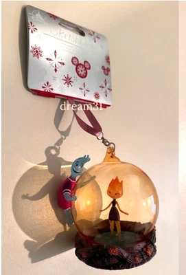 BNWT Disney Elemental Glass Dome  Sketchbook Christmas Ornament - Image 1 of 3