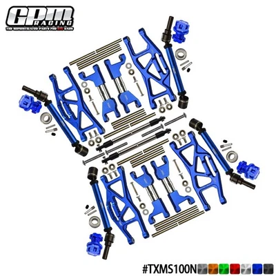 Upper+Lower Arms+Drive Shaft+Hex Adapter+Wheel Lock+Steering Tie Rod Maxx Slash - Image 1 of 4