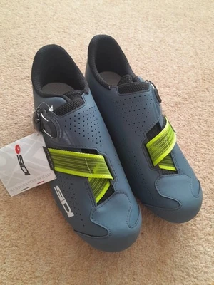 Sidi Prima SPD SL Road Bike Triathlon Cycling Shoes Size 42 Blue  — 第 1/3 张图片