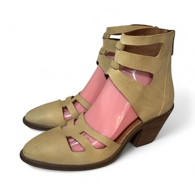 Botines Veracruz Sundance Triga de cuero tostado recortado al tobillo talla 40 EE. UU. 9,5 cremallera Foto 1 de 4