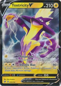 Holo Toxtricity V 070/192 ultra raro SWSH02: Rebel Clash - Imagen 1 de 1