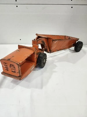 Juguete de acero prensado de construcción Structo Bottom Dump Mover de 21" de colección años 50 Foto 1 de 4