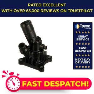 Coolant Thermostat fits VOLVO V70 Mk3 2.0 13 to 16 Gates 31293912 31686560 New - Picture 1 of 11