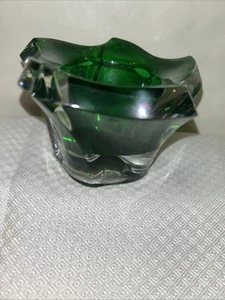 Mikasa Pacific Wave Green Glass Votive Candle Holder - New and Unused - Picture 1 of 6