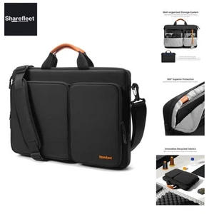Sacoche Ordinateur Portable 17 Pouces Sac à Bandoulière Ordinateur Portable 17,3 Pouces avec Protection 360° Lap... - Photo 1/10