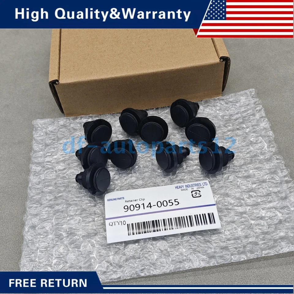 New 20 Rocker Moulding Clip Push Retainer 90914-0055 For Subaru Outback Tribeca Foto 1 de 4