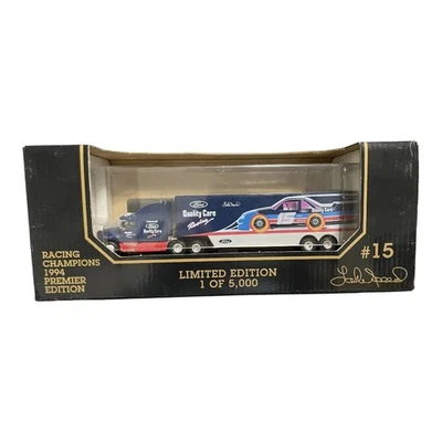 Lake Speed 1994 Racing Champions 1/87 Ford QualityCare Die Cast Transporter #15 - Image 1 of 2