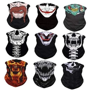 Headwear, Bandana, Neck Gaiter Head Wrap Headband Balaclava Magic Scarf C-joker - Picture 1 of 7
