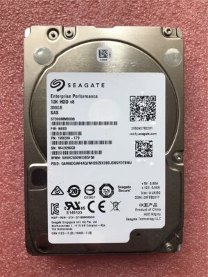 NEW Seagate ST300MM0008 300GB 10000RPM 10K V8 12Gb/s 128MB 2.5" SAS Hard Drive - Image 1 of 2