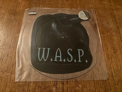 W.A.S.P. Black Forever/Goodbye America 7" UK SHAPED PICTURE DISC Vinyl NUMBERED Foto 1 de 3