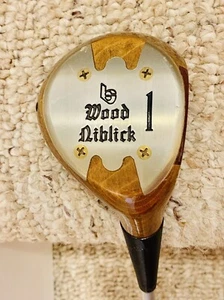 Louisville Golf Club Niblick 1 Wood Driver, Graphite Shaft- ALL ORIGINAL & MINT! - Picture 1 of 12