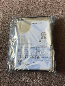 Dell 12TB 7.2K 12G 3.5" SAS HDD ST12000NM009G HDD 7KT9W Hard Disk 07KT9W - Picture 1 of 5