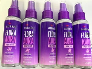 5 New Aussie Flora Aura Scent Boost Spray 3.2oz ea Australian Jasmine Flower Lot - Picture 1 of 4