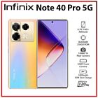 (unlocked) Infinix Note 40 Pro 8gb+256gb Gold Dual Sim Android Mobile Phone Au