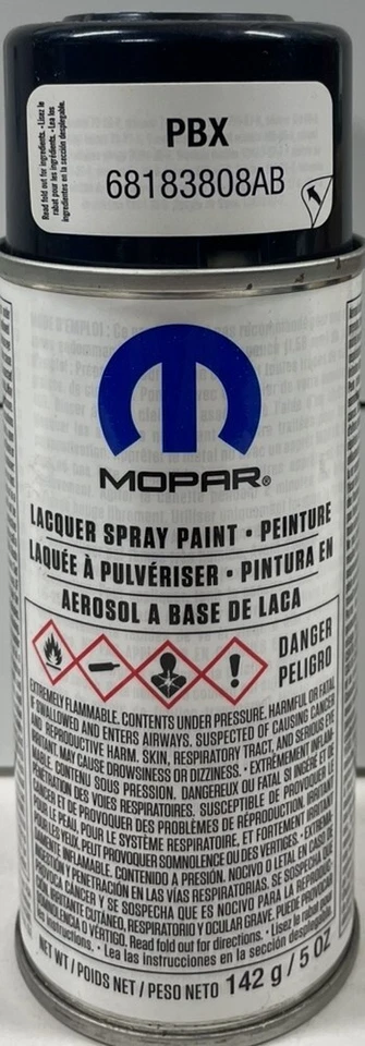 Chrysler Jeep Dodge Mopar JAZZ BLUE 5 OZ Lacquer Spray Paint - Image 1 of 1