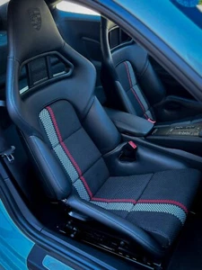 Custom Inserts for Porsche foldable carbon bucket seats 991 997 981 982 718 987 - Picture 1 of 3