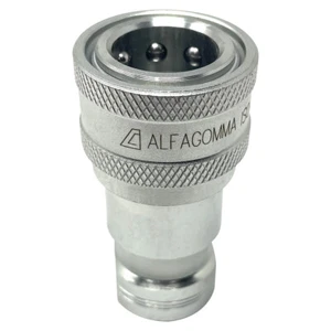 Acoplamiento hidráulico de liberación rápida de 3/8", serie B, enchufe hembra de 3/8" x 3/8" Fe... - Imagen 1 de 1